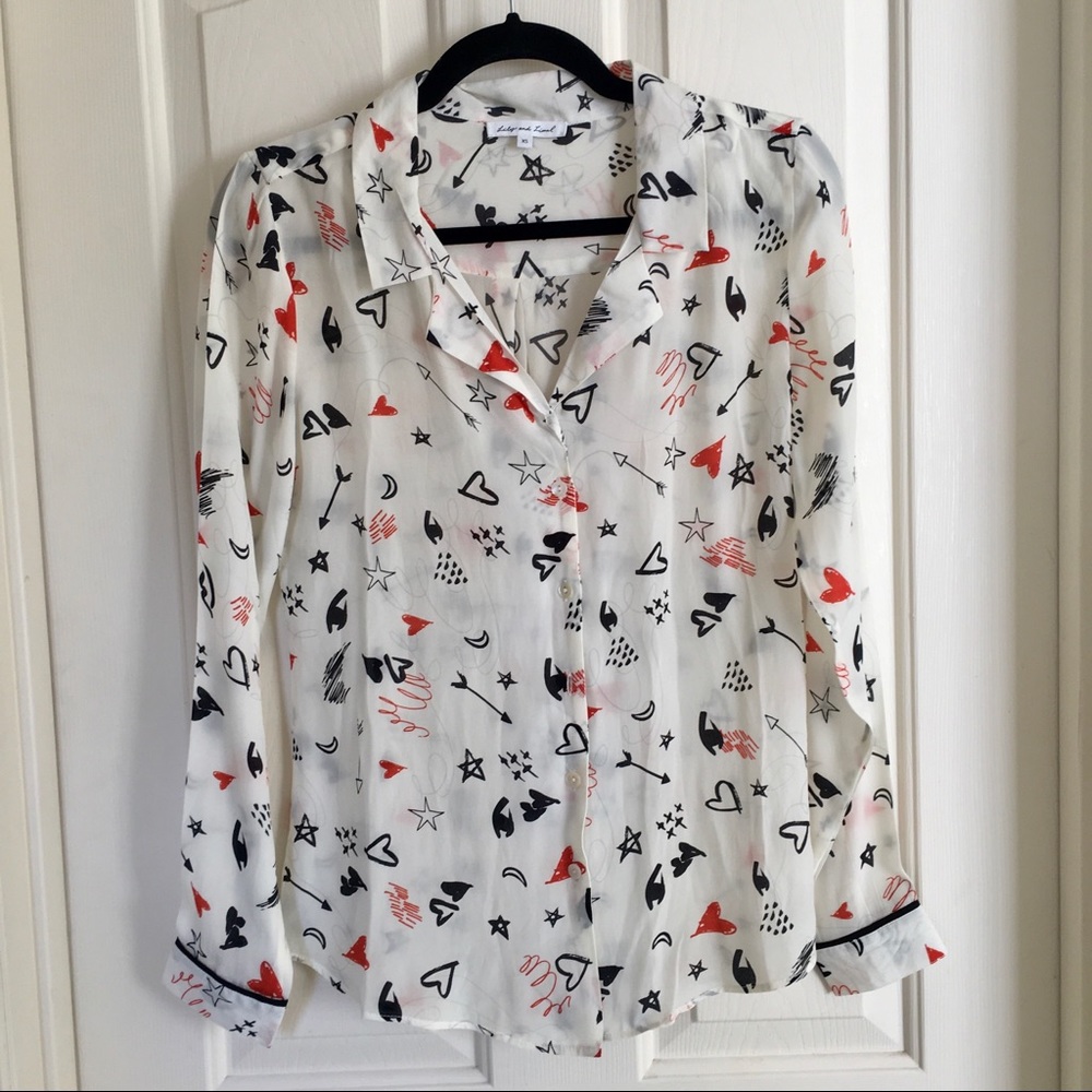 Lily and Lionel Valentine’s Blouse